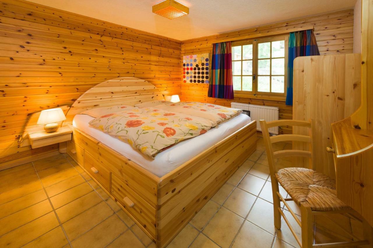 Apartment Schinkenheim "Bei Fuchs & Hase" Grächen Exteriör bild