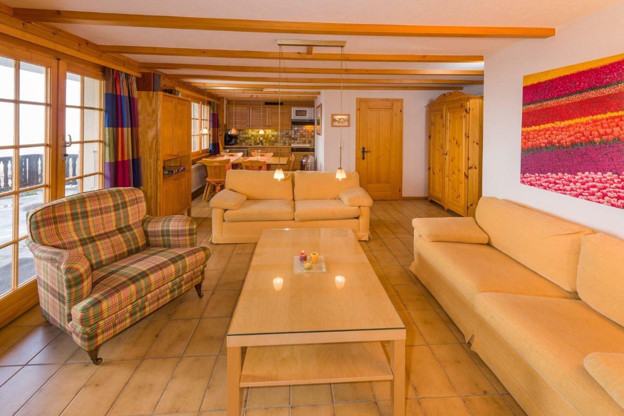 Apartment Schinkenheim "Bei Fuchs & Hase" Grächen Exteriör bild